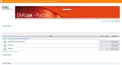 Desktop Screenshot of forum.dialux.com